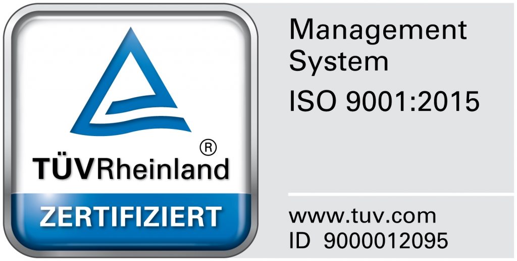 Prüfsiegel ISO-Zertifikat
