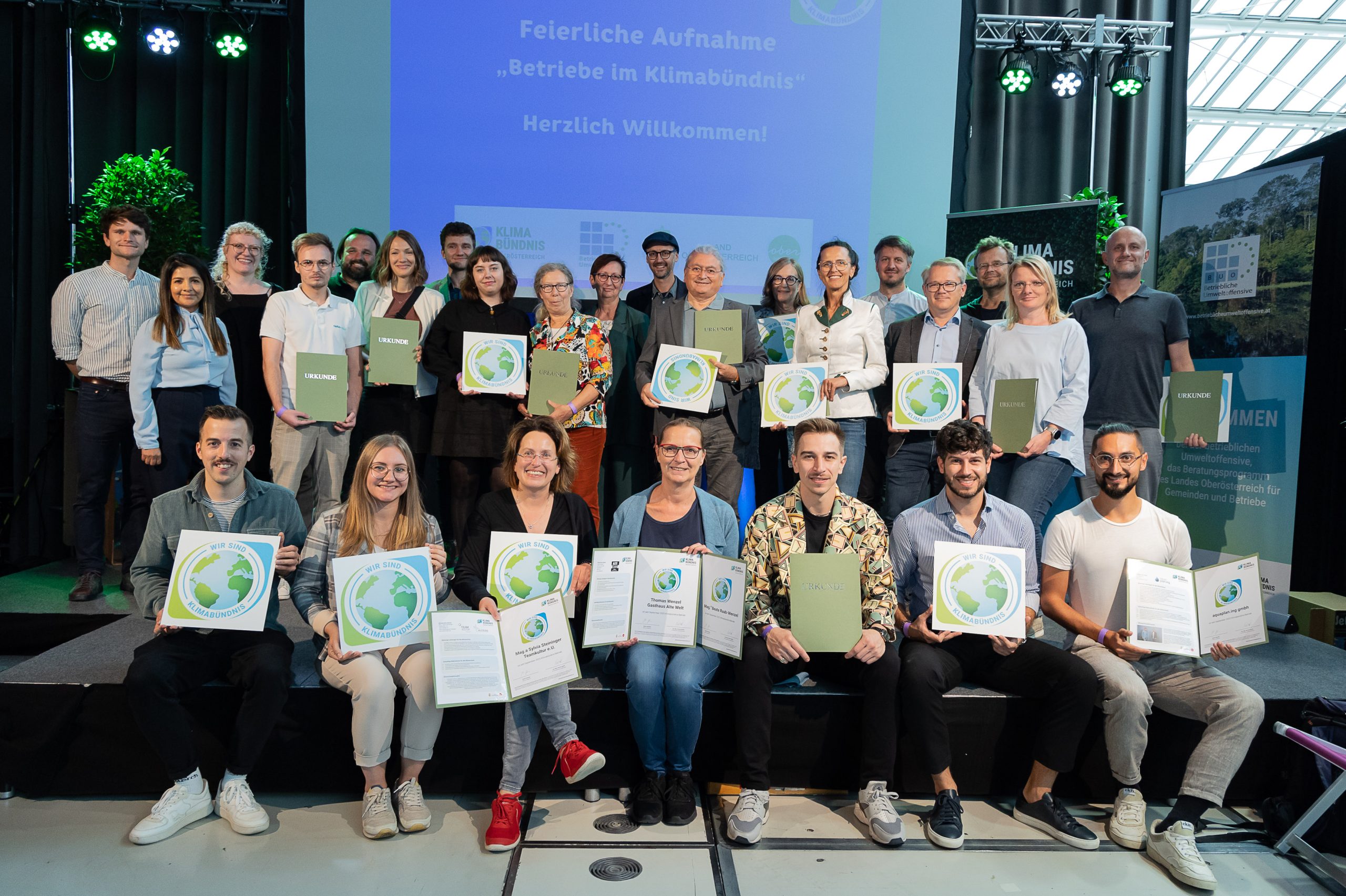Zertifikatsverleihung Klimabündnis